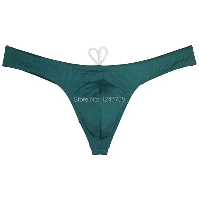 Maillot de bain pour hommes, culotte tanga, bikini, poudres bombées, dos en T, mini vêtements de pla