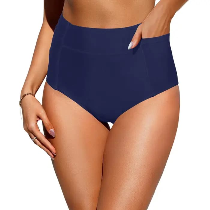 Bas de bain taille haute pour femmes