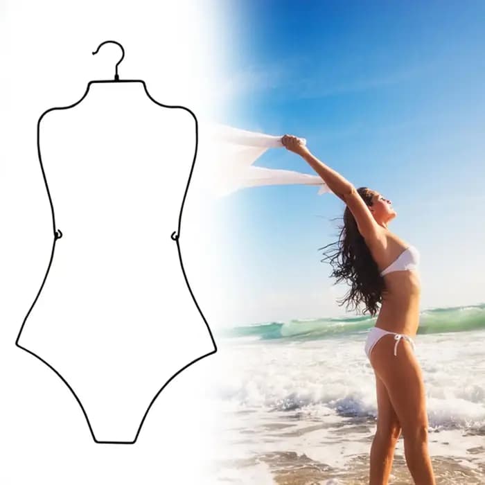 Présentoir de maillot de bain en forme de corps
