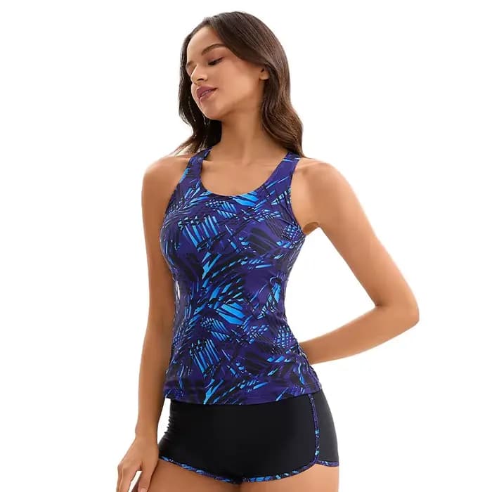 Maillots de bain tankini deux pièces pour femmes