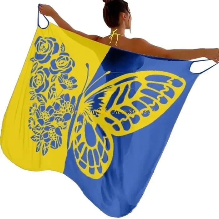E56d Womens Beach Sarongs couverture transparente