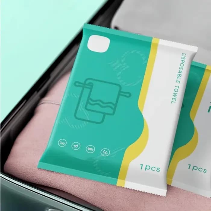 Lot de 1 serviette de bain jetable portable, plus grande et plus épaisse, emballée individuellement, confortable pour le bain, très absorbante, adaptée aux voyages d'affaires, à la maison, à la salle