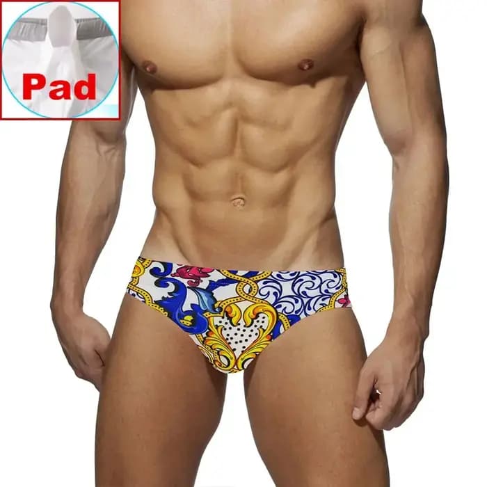 Culotte de bain blanche Sexy pour hommes