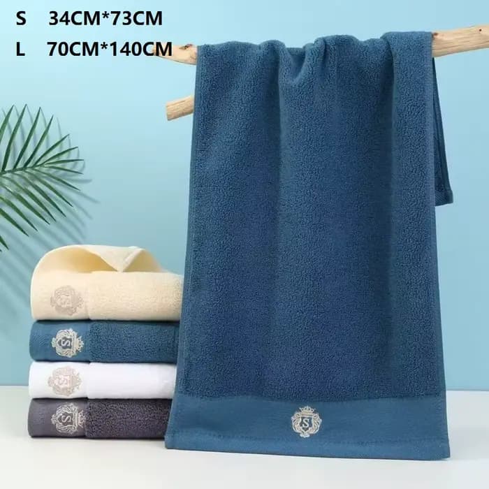 Serviettes de bain en coton pour la salle de bain – Deux tailles
