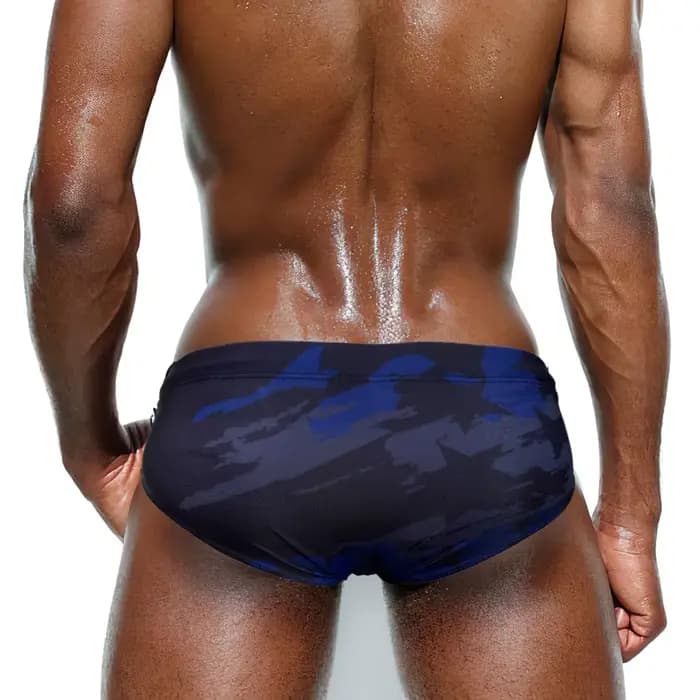 Maillot de bain en nylon taille basse pour hommes
