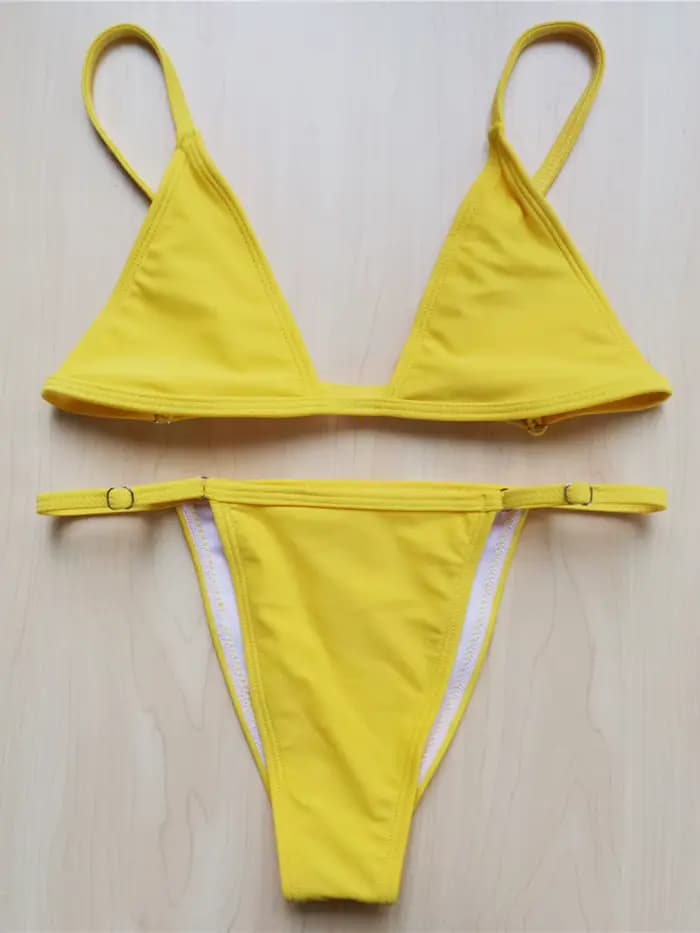 Maillot de bain bikini deux pièces pour femme