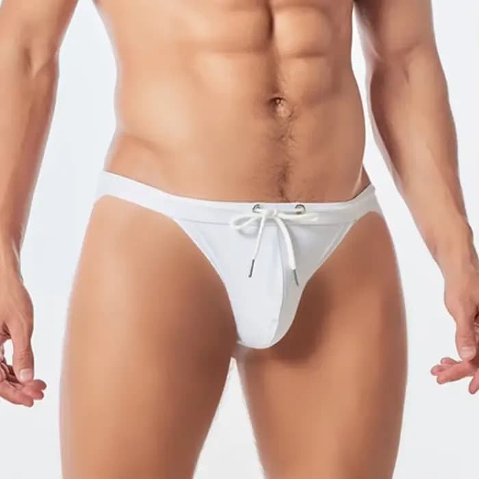 Maillot de bain d'été pour hommes, culotte taille basse, bikini, vêtements de plage, short de surf,