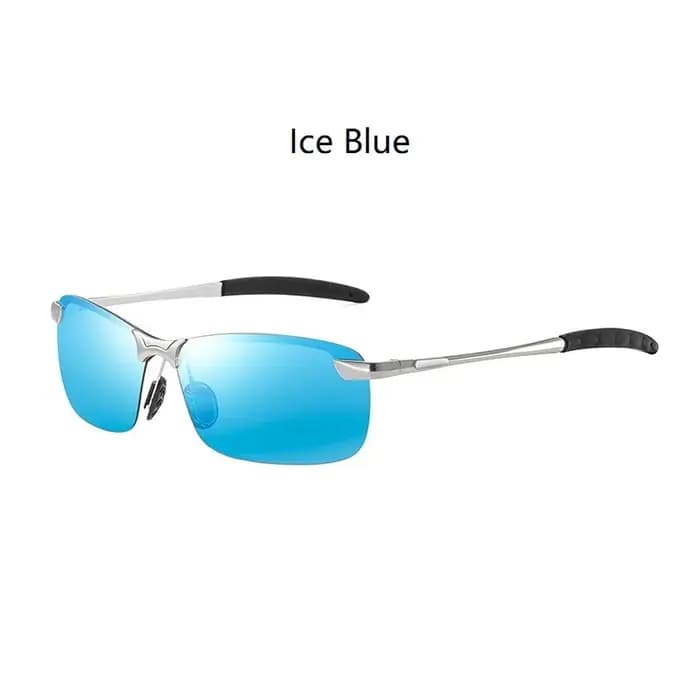 Lunettes de soleil polarisées classiques en métal pour hommes