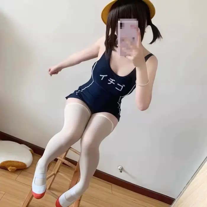 Lolita Anime Cosplay école maillot de bain bleu foncé Sukumizu maillots de bain pour mignon japonais étudiant fille marin maillots de bain maillot de bain