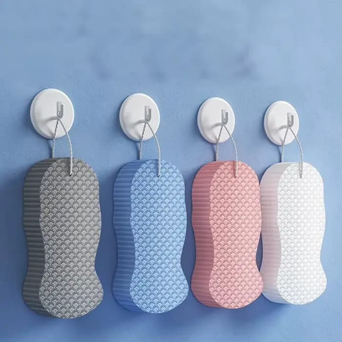 Éponge de bain douce, gommage corporel, brosse de Massage, gant de toilette, épurateur de peau, relaxation, exfoliante, soins de la peau, accessoires de douche