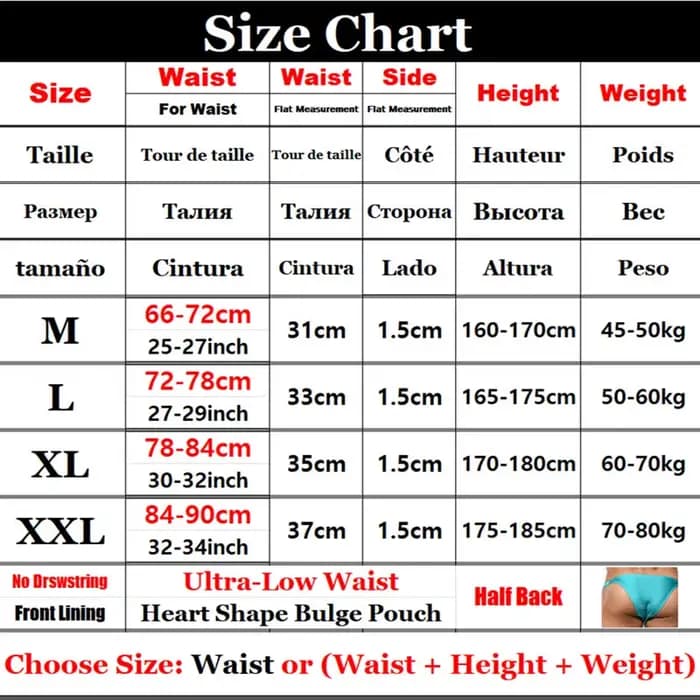 Sexy Bikini hommes slip de bain homme demi hanche maillots de bain string taille basse Mini Slip plage Shorts sous-vêtements Micro Tangas troncs Desmiit