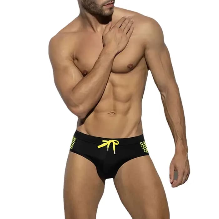 Slip de bain pour hommes Sexy natation court été Sport nautique pantalons de plage marque maillot