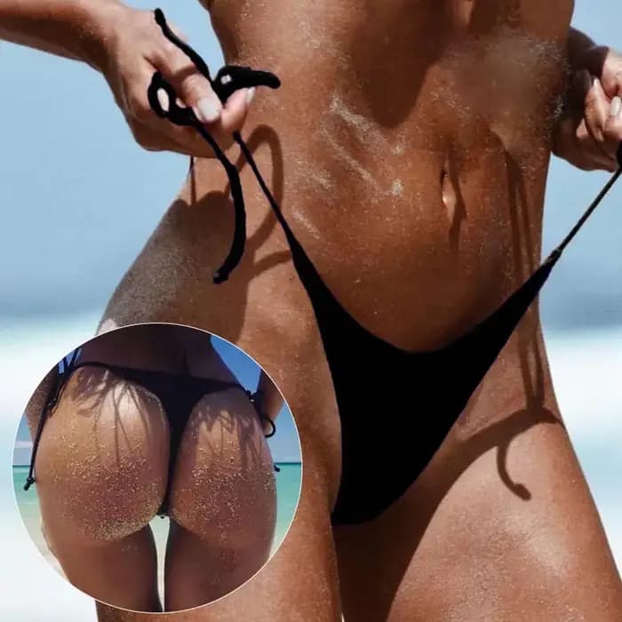 Bikinis féminins à lacets Shorts de sport Mini Micro maillots de bain sexy femmes Bikini brésil fesses filles sexe