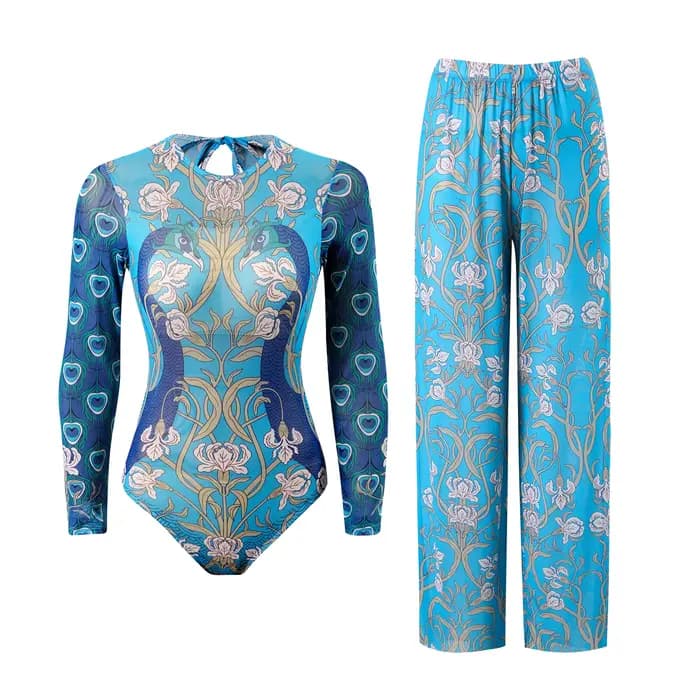 Maillot de bain une pièce à manches longues transparent UPF50 2026 pour femmes, bleu, protection solaire, jaune, combinaison de bain, vêtements de plage