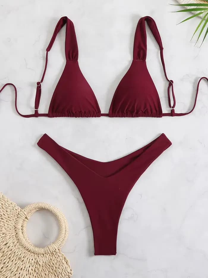 Maillot de bain micro bikini sexy 2026 pour femme, ensemble brésilien deux pièces, tenue de plage