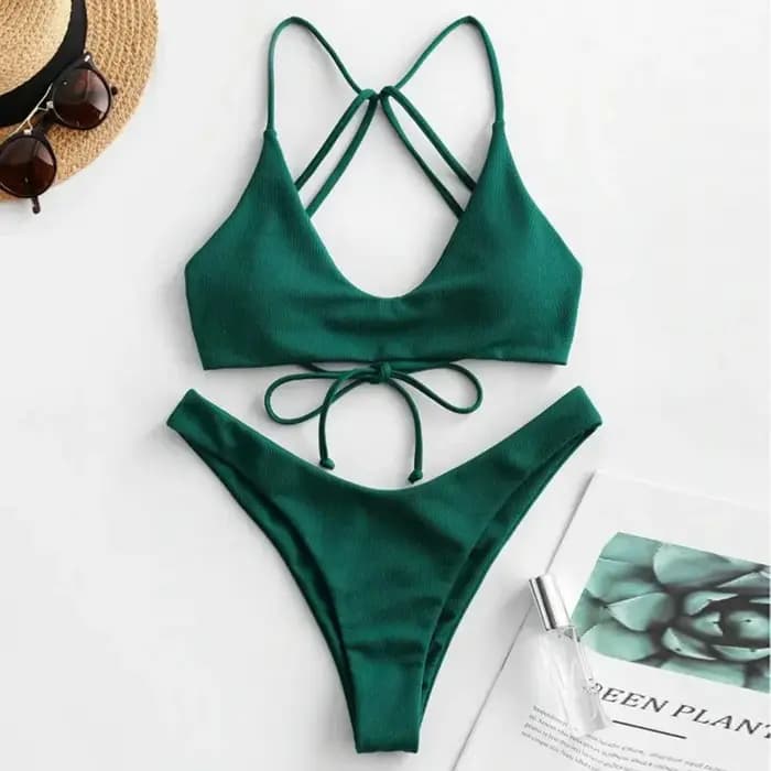 Maillot de bain bikini sexy transfrontalier pour femme