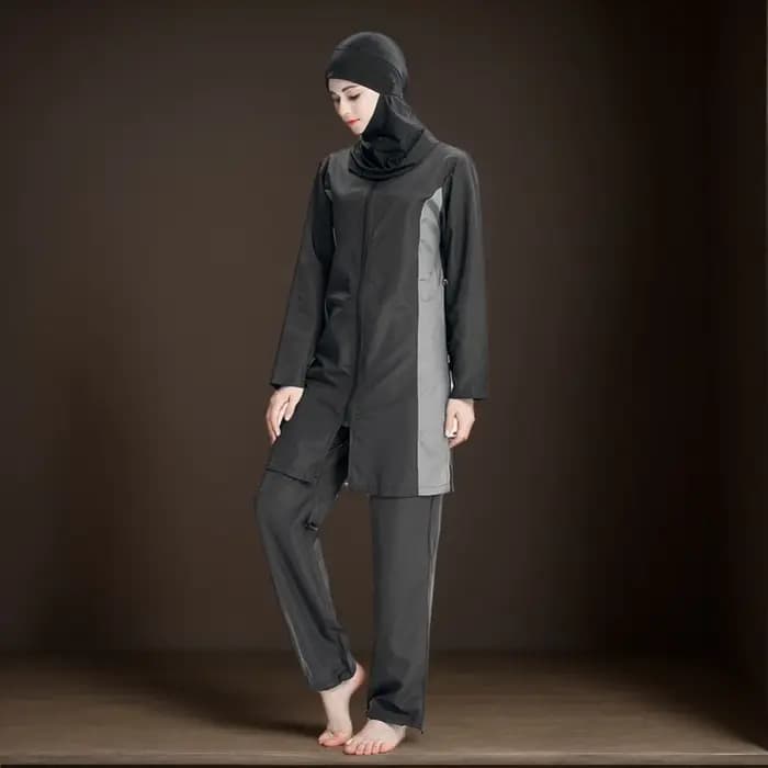 Femmes musulmanes Hijab maillot de bain à capuche maillots