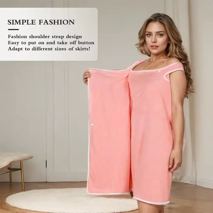 Serviette de bain portable pour femmes et filles – 90×150 cm, séchage rapide, idéale pour la plage, le spa, la salle de sport et la maison, peignoir et débarbouillette doux