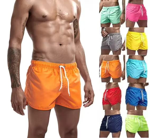 Short de bain à séchage rapide pour homme, maillot de bain pour homme, natation, surf, plage, sports nautiques, short de bain d'été, 14 couleurs, S ~ 3XL