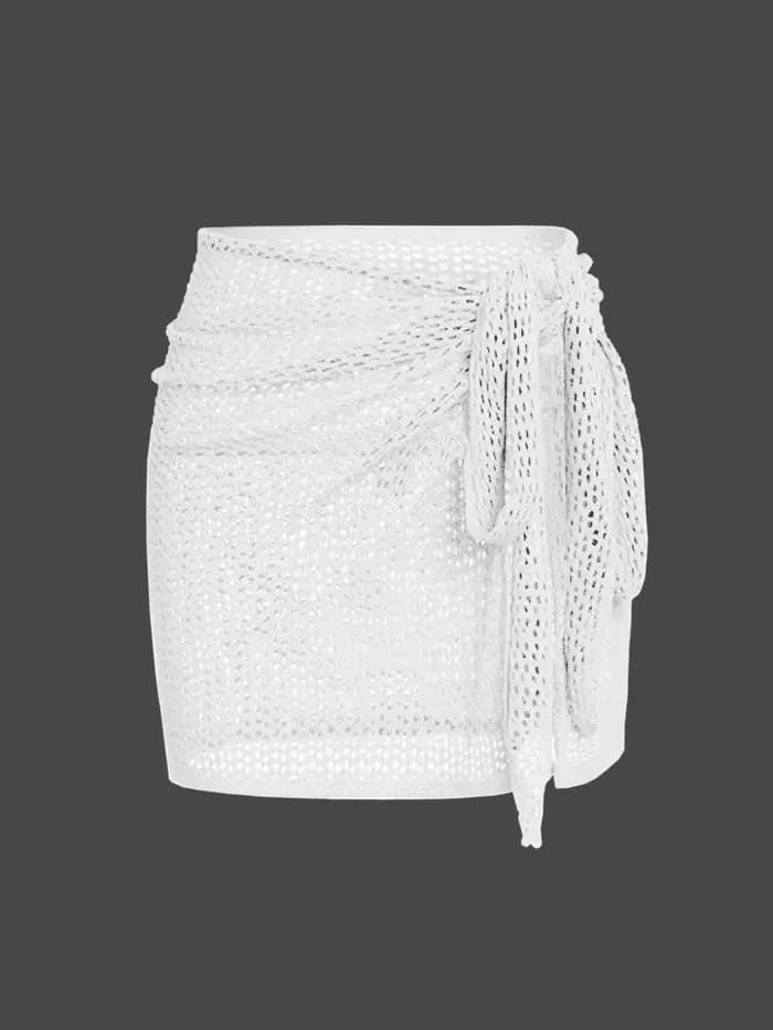 Jupe courte tricotée pour femmes