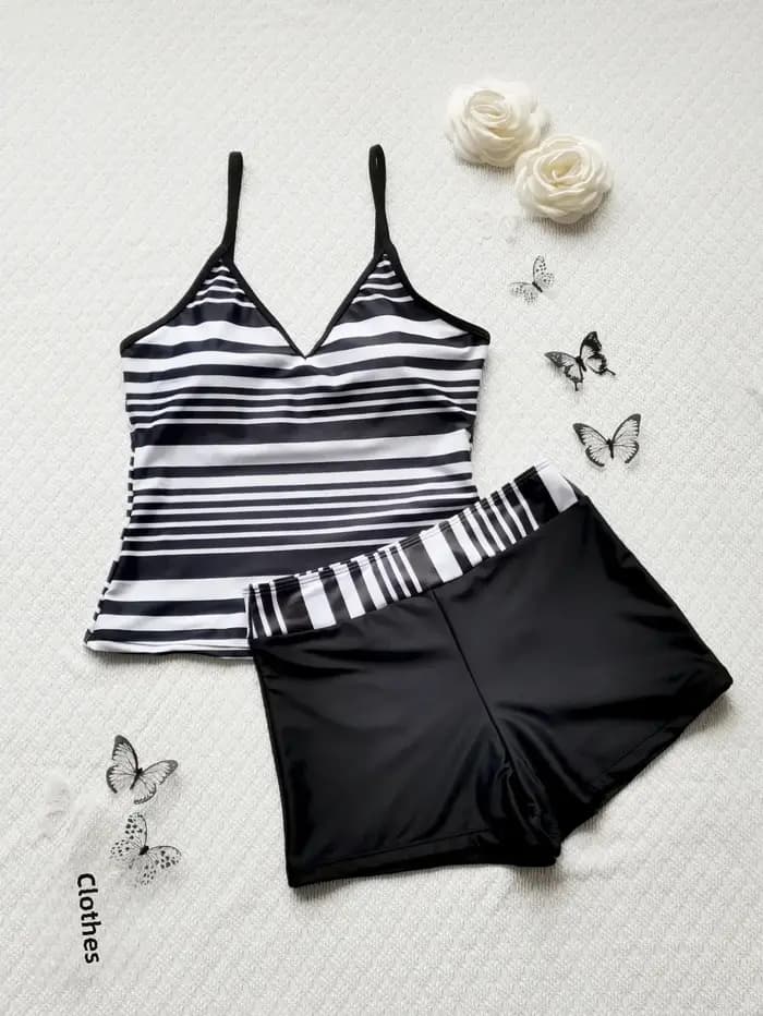 Ensemble de maillot de bain deux pièces pour femme