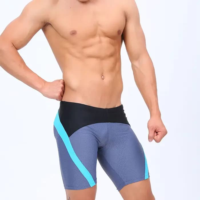 Boxer court de bain pour hommes, Sexy, en maille, pour gymnastique, course à pied, Sport, pantalons de plage, maillot de bain, Sexy, pour hommes, surf
