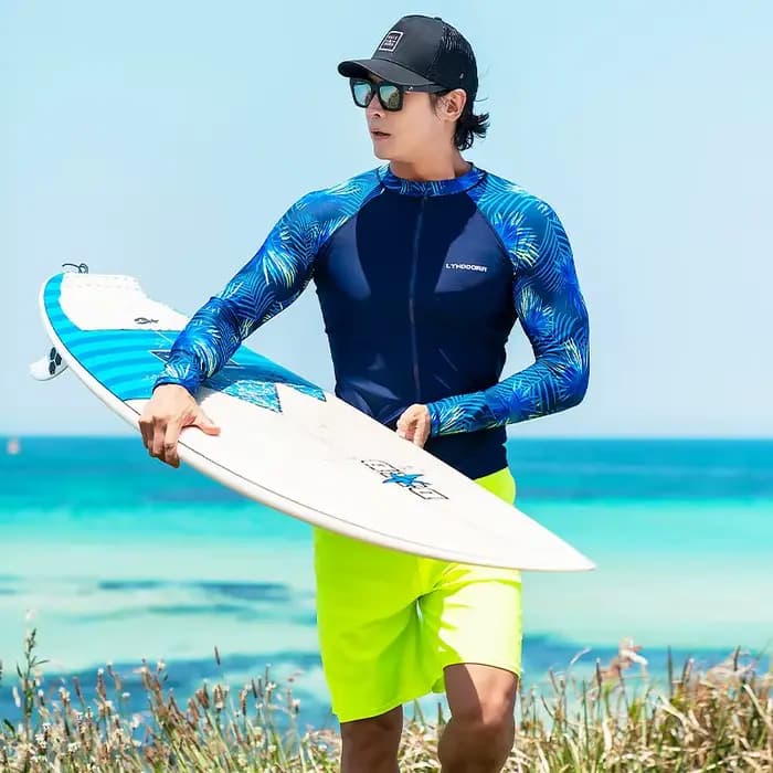 SAILBEE – maillot de bain à manches longues pour hommes